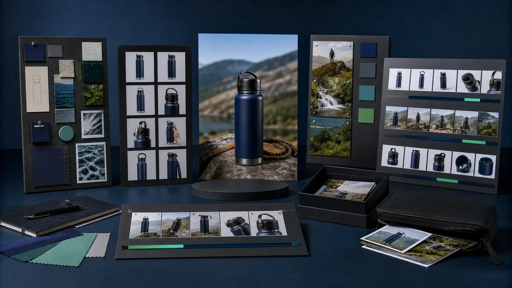 AgenixSocial Listing Studio workflow for creating marketplace-ready image sets from product and brand context.