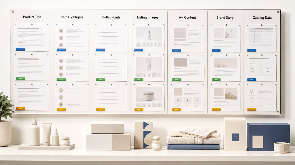 Amazon Listing Cleanup Workflow: Titles, Item Highlights, Images, and A+ Content