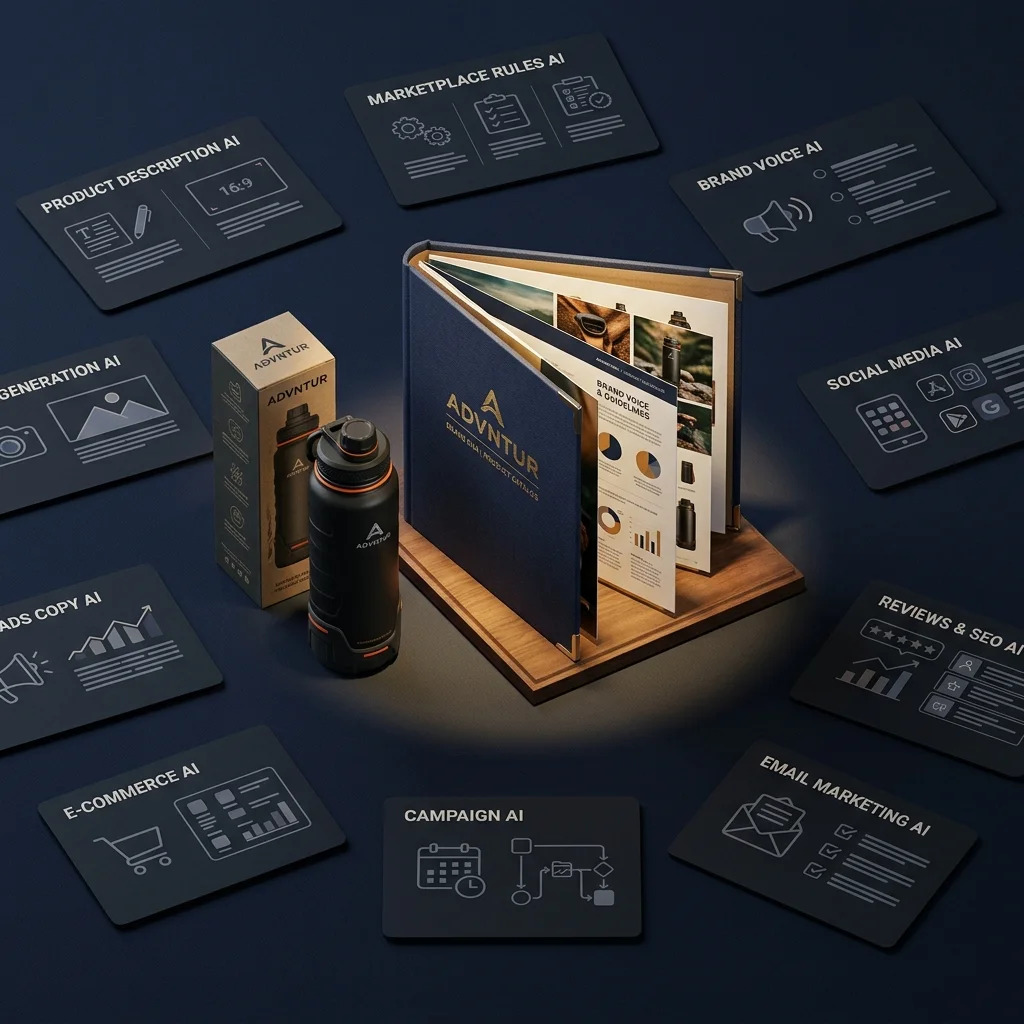 Brand and product context being repeated across disconnected AI tools.