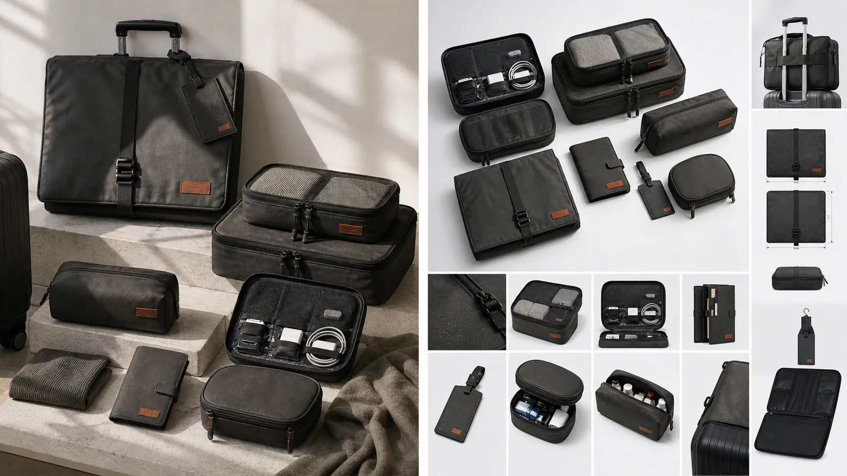 D2C and marketplace brand consistency for AI-generated travel accessories content.