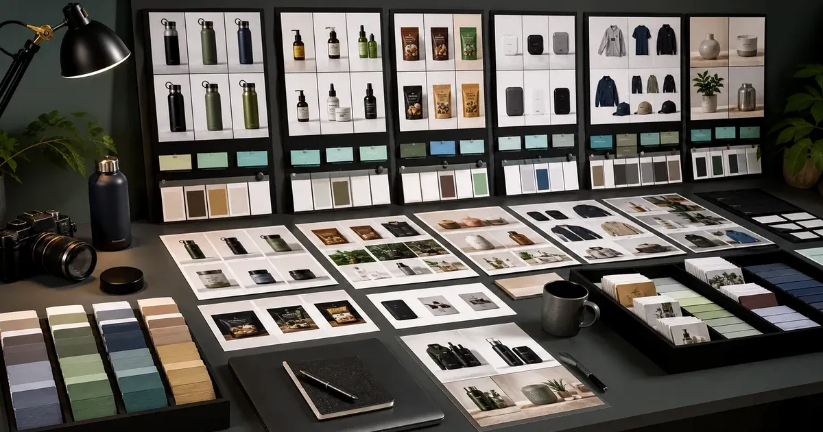 Photorealistic marketplace product image set with multiple ecommerce visual formats.