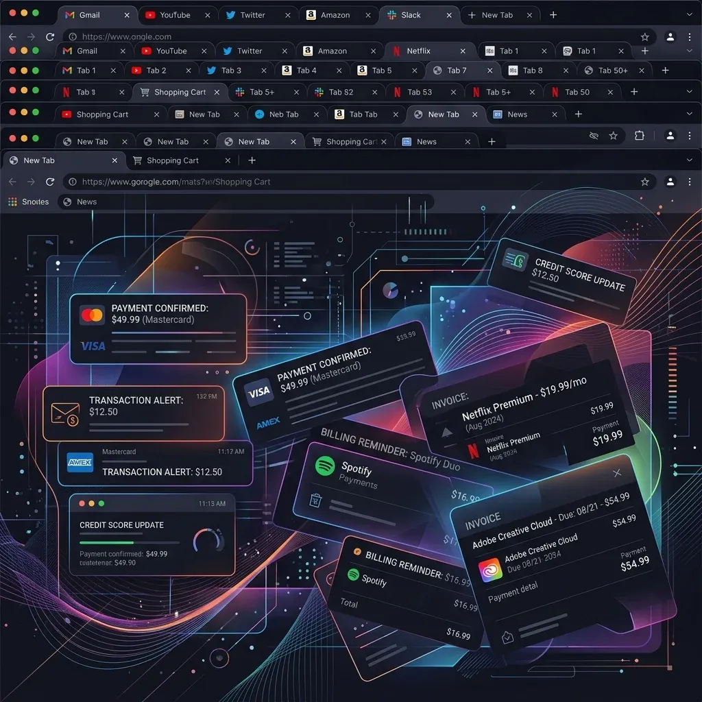 Friction of credit limits and invoices across scattered AI tools