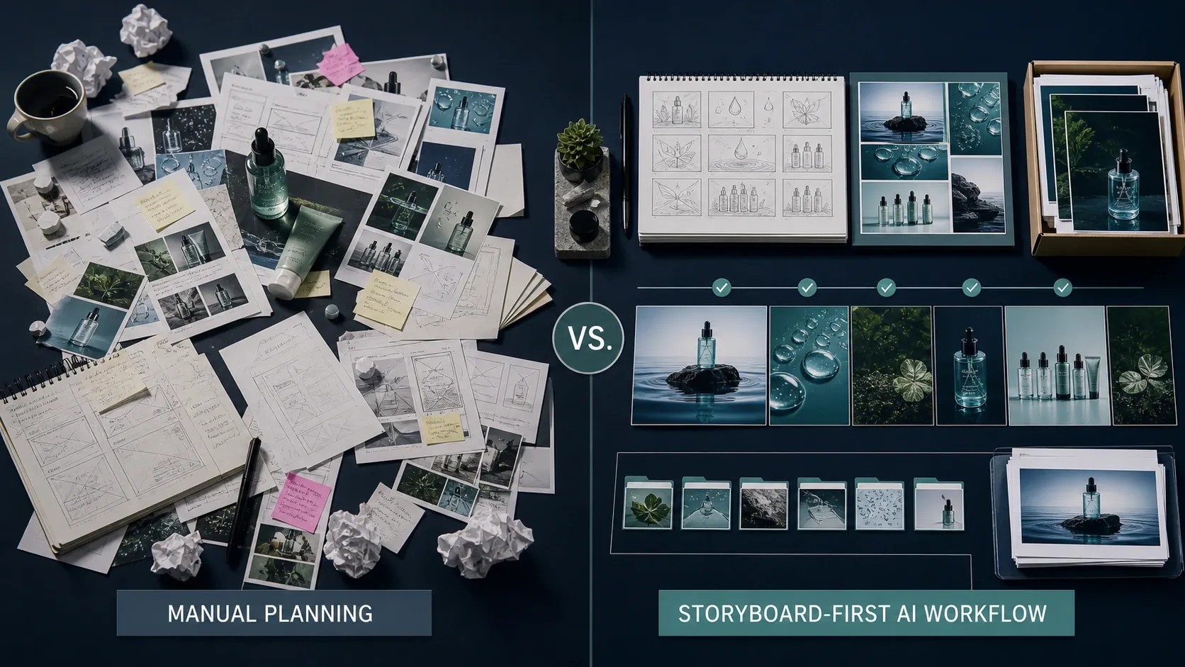 Editable Amazon A+ storyboard before generating final visual modules.
