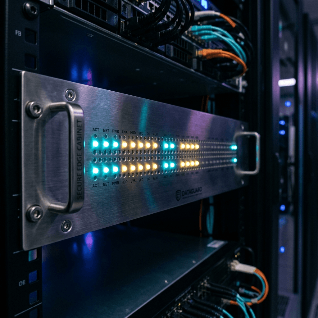 Locked vault representing sovereign AI protecting customer data from public API leaks