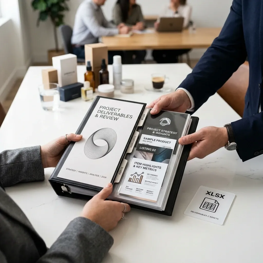 Agency delivering a review-ready XLSX for Amazon title compliance.
